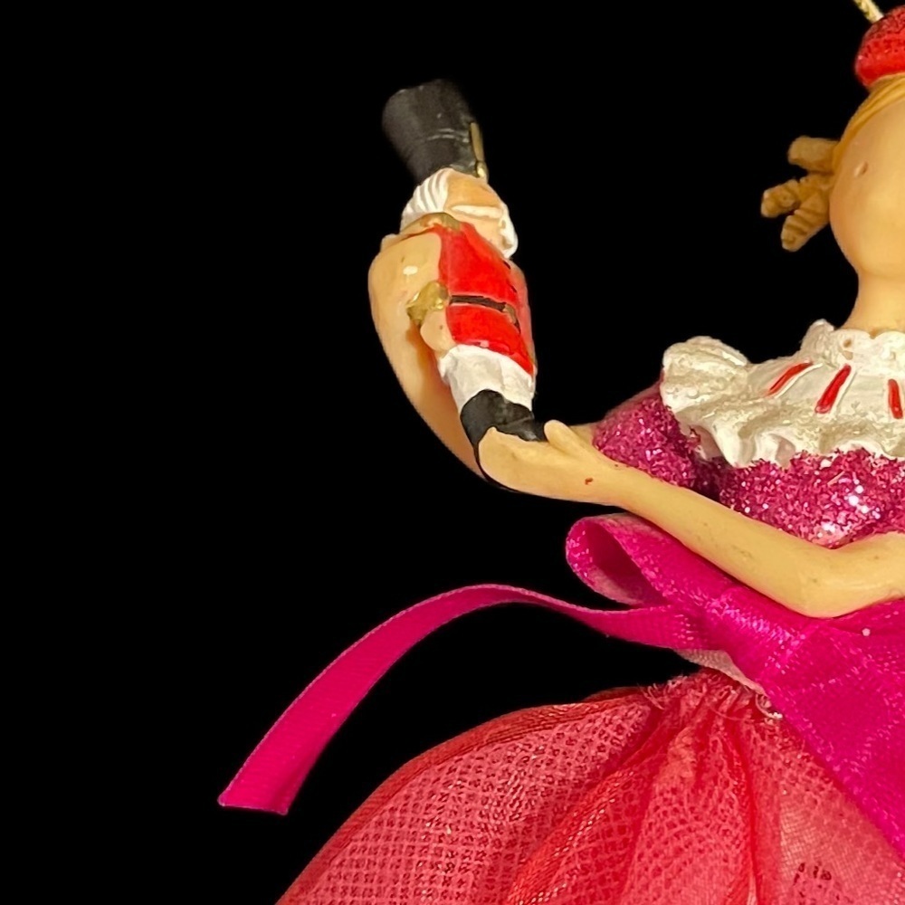 Pink Ballerina nutcracker ornament Christmas decorations - Picture 2 of 9